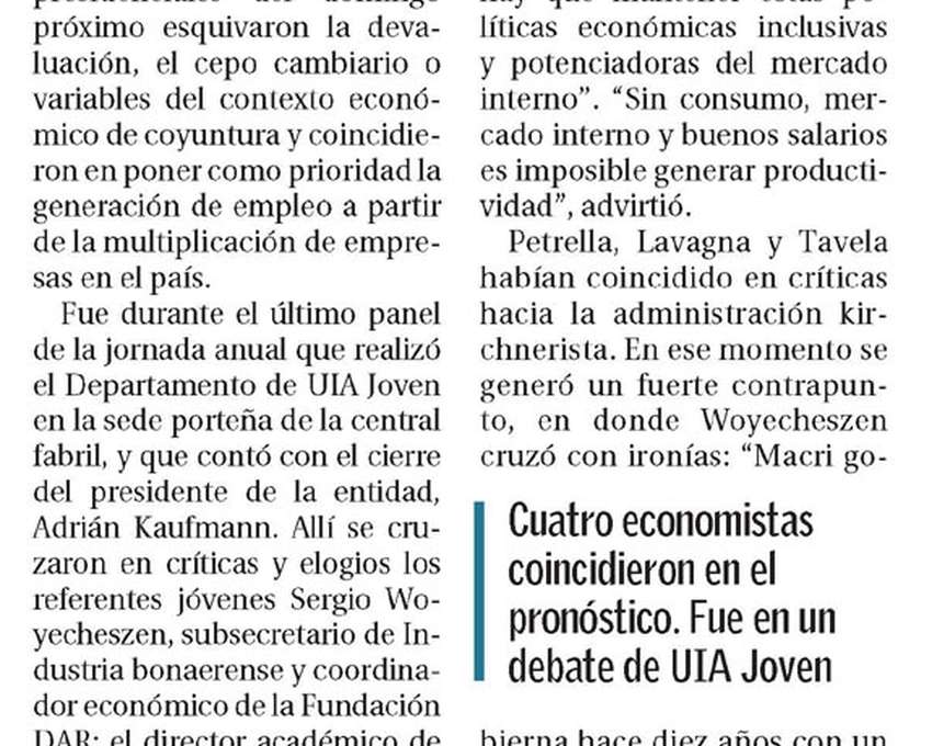 UIA Joven organizó el 3º Encuentro Anual de Jóvenes Industriales y Emprendedores
