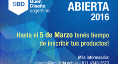 Sello del Buen Diseño 2016 - Convocatoria Abierta