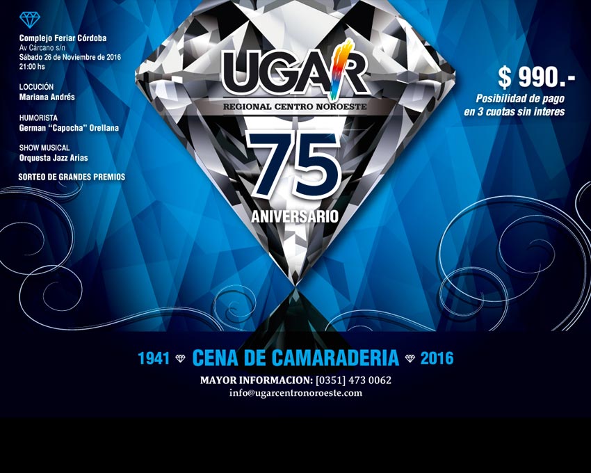 Importante Evento: 75 Aniversario Institucional - Bodas de Diamante