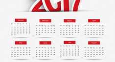 CALENDARIO FERIAS INDUSTRIA GRAFICA 2017.-