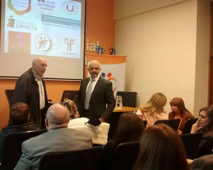 Ministro de Trabajo de Córdoba, Omar Sereno junto a CTIO en la UIC