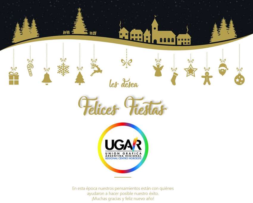 UGAR Centro Noroeste les desea Felices Fiesta!