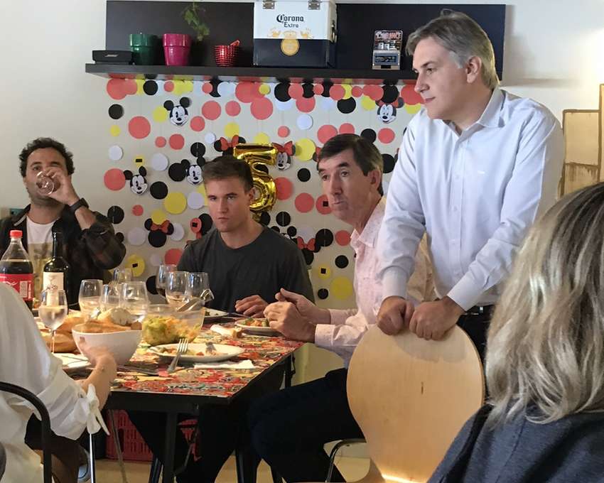 UIC Joven se reunió con el candidato a intendente Martín Llaryora