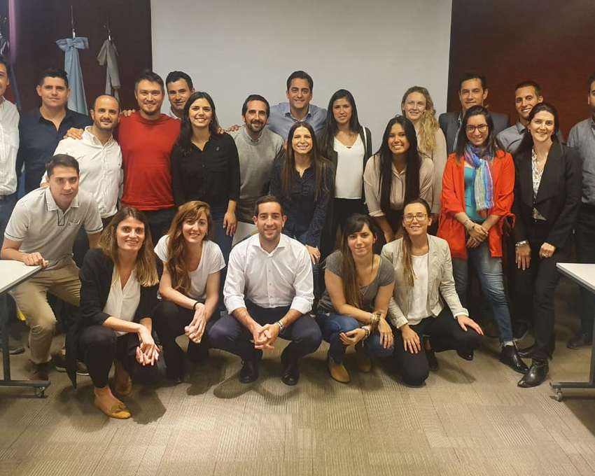 El Departamento Joven participó junto a otros jóvenes industriales, de una reunión en la Bolsa de Cereales