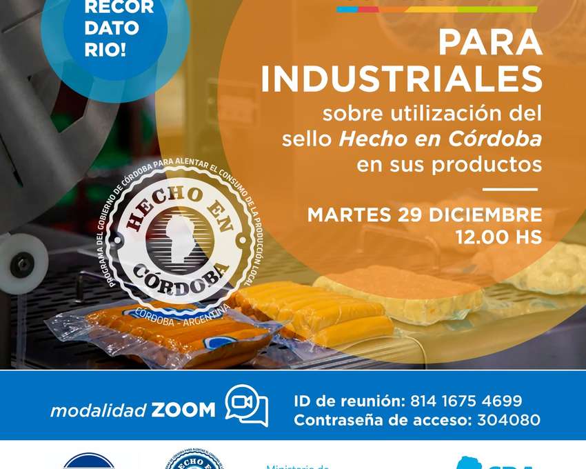 Convocatoria para Industriales