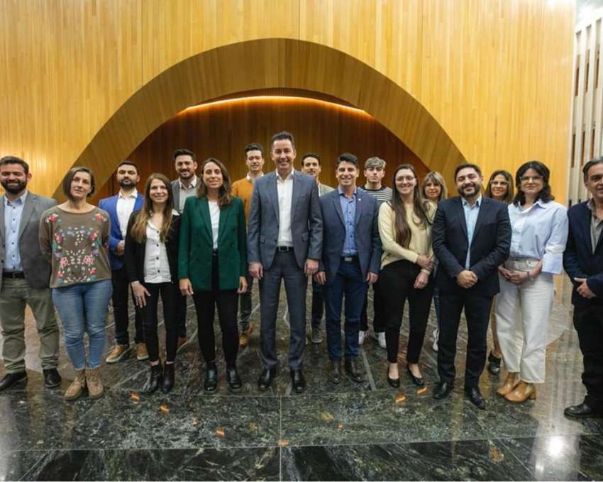 Manuel Calvo se reunió con la mesa Córdoba Joven Productiva