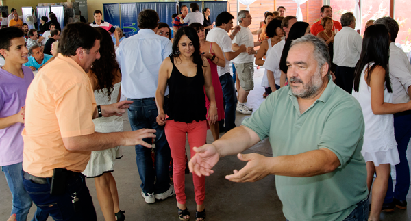 Gran almuerzo de camaradería