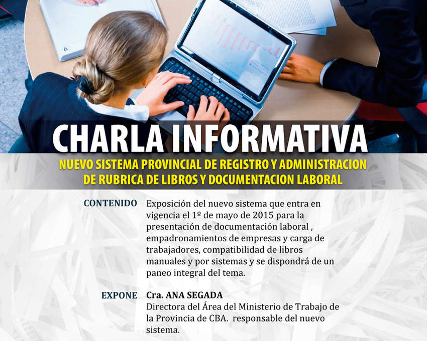 NUEVO SISTEMA PROVINCIAL DE REGISTRO Y ADMINISTRACION DE RUBRICA DE LIBROS Y DOCUMENTACION LABORAL