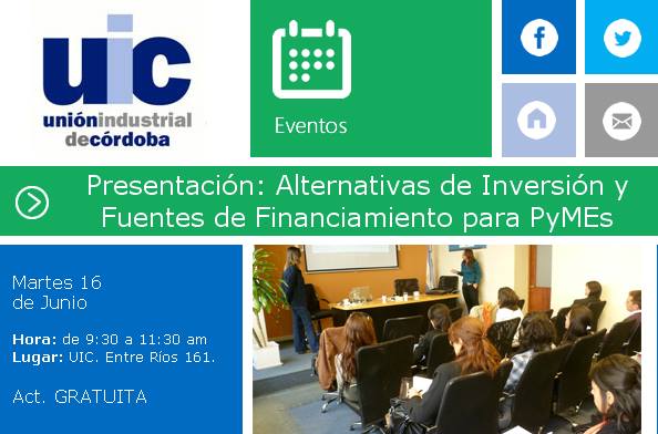 Alternativas de Inversión y Fuentes de Financiamiento para PyMEs // Act. Gratuita.